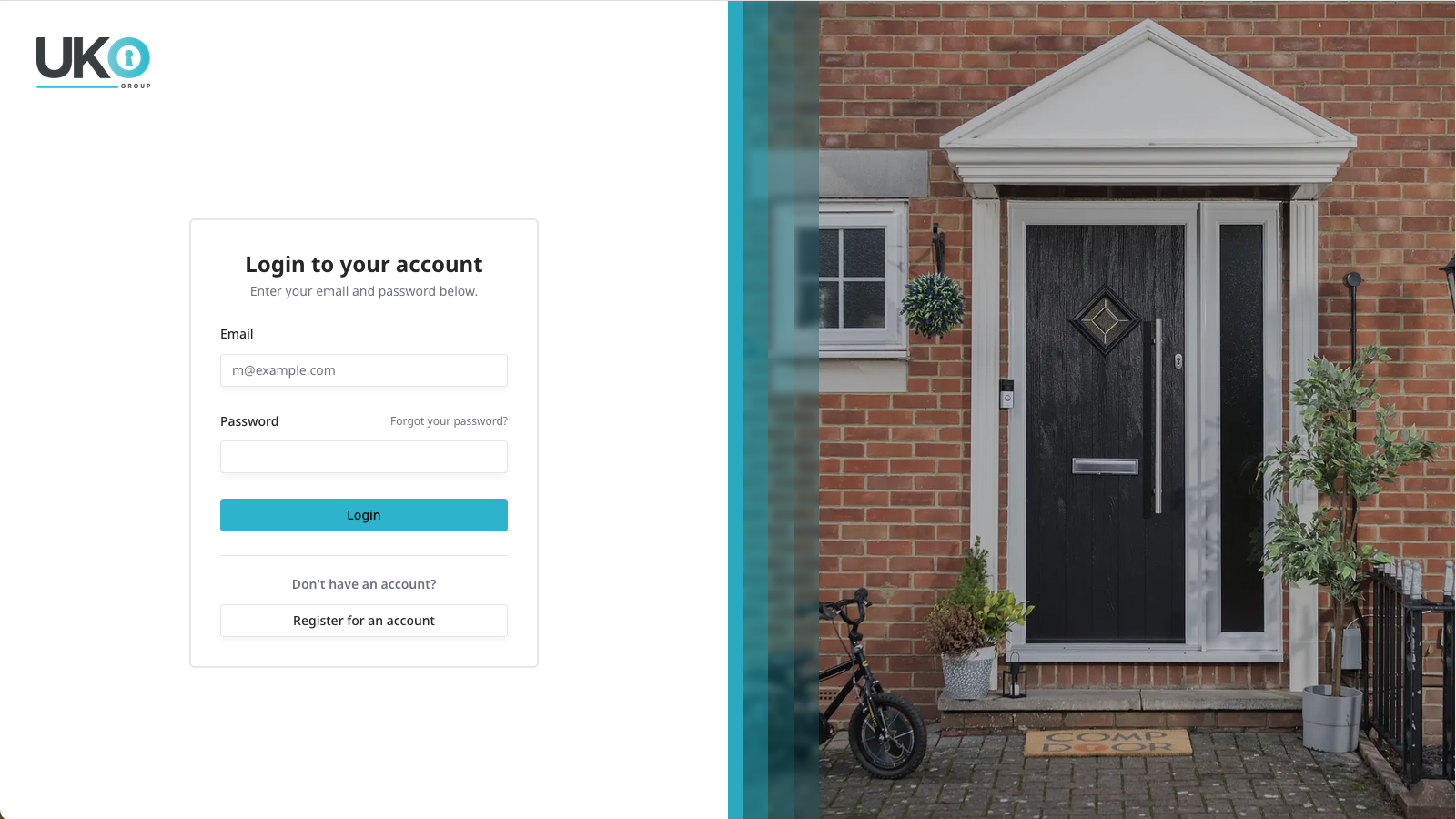 UKO Portal project screenshot